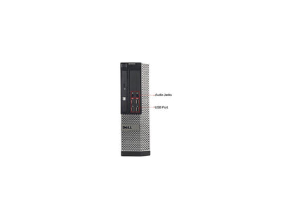 DELL Desktop Computer OptiPlex 7010 Intel Core i5 3rd Gen 3450 (3.10 GHz) 8 GB DDR3 1 TB HDD Intel HD Graphics 2500 Windows 10 Pro Multi-Language, English / Spanish