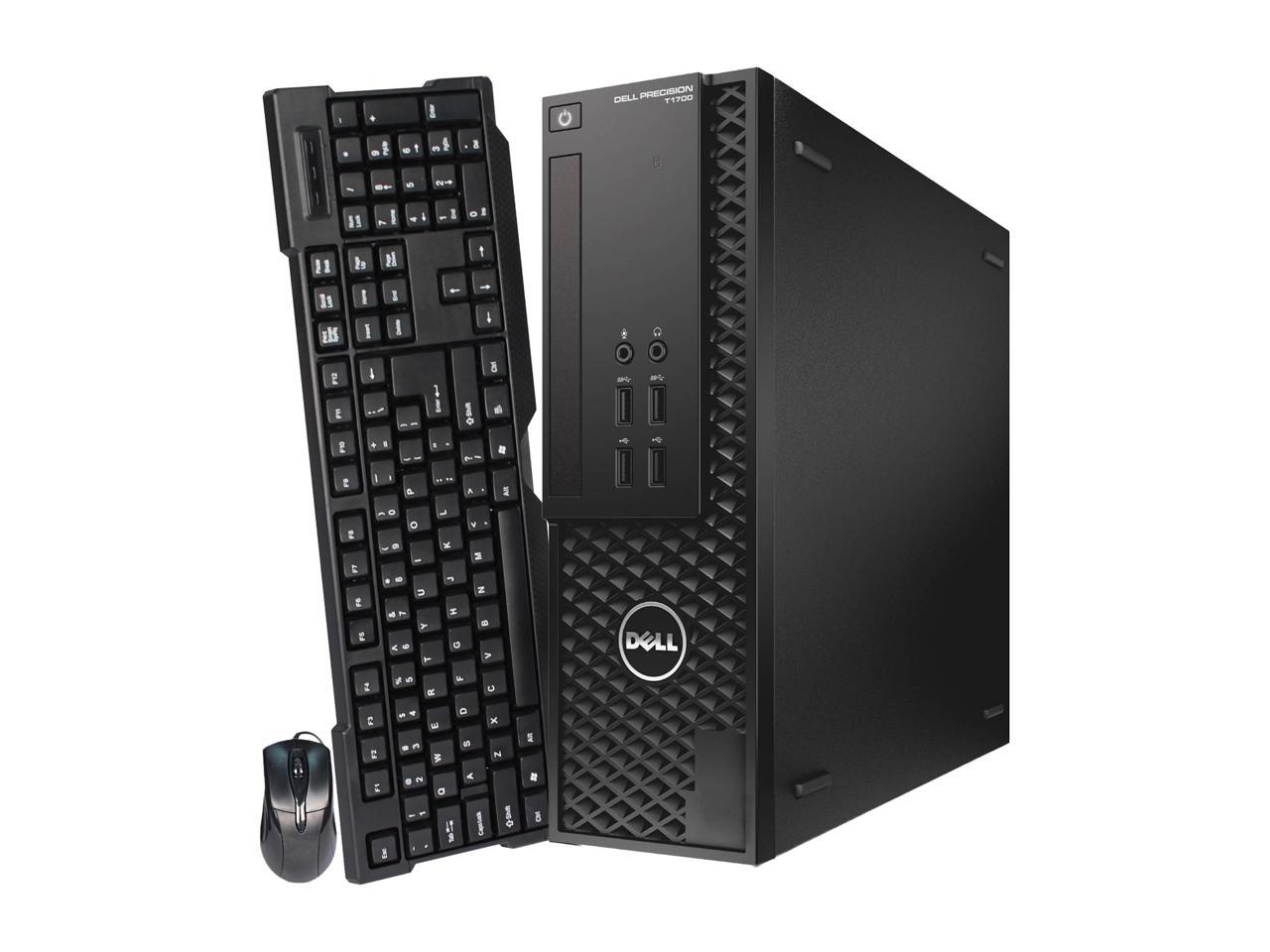 Refurbished DELL Precision T1700 SFF Intel Xeon E3-1245V3 3.4G / 8G DDR3 / 1TB / DVD / Windows 7 Professional 64 Bit / 1 Year Warranty