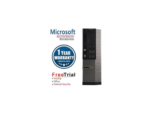 Refurbished Dell OPTIPLEX 990 SFF Intel Core i5 2400 3.1G / 16G DDR3 / 120G SSD / DVD / Windows 10 Professional 64 Bit / 1 Year Warranty