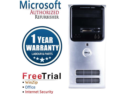 Refurbished Dell Vostro 260S Desktop Intel Core I3 2100 3.1G / 8G DDR3 / 1TB / DVD / Windows 10 Professional 64 Bits / 1 Year Warranty