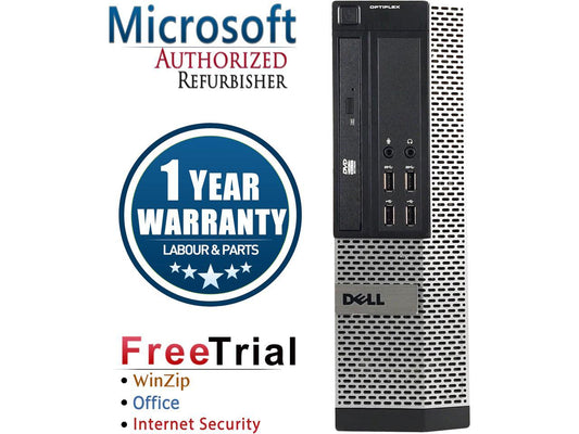 Refurbished Dell Optiplex 9020 SFF Intel Core Intel Core I7 4770 3.4G / 16G DDR3 / 2TB / DVDRW / Windows 10 Professional 64 Bits / 1 Year Warranty