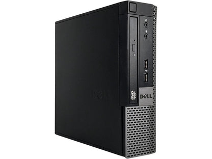 Refurbished Dell OptiPlex 9010 USFF Intel Core i5 3470S 2.90 GHz / 8 GB DDR3 / 320 GB HDD / DVD / Windows 10 Pro 64-bit
