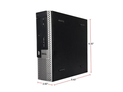 Refurbished Dell OptiPlex 9010 USFF Intel Core i3 3220 3.30 GHz / 8 GB DDR3 / 1 TB HDD / DVD / Windows 10 Pro 64-bit