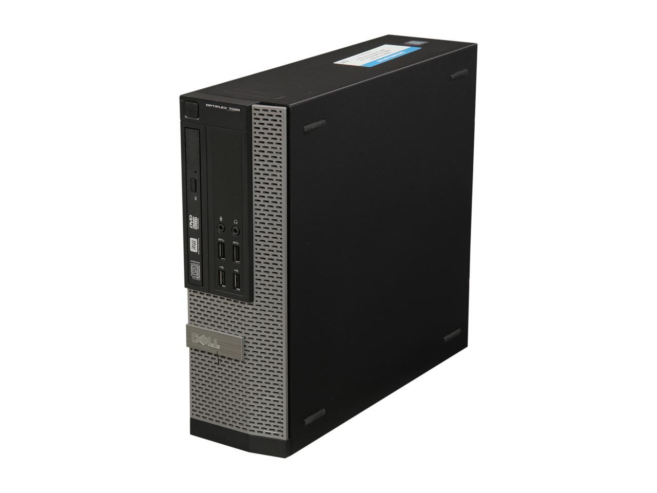 DELL Grade A Desktop PC 7020-SFF Intel Core i7 4th Gen 4770 (3.40 GHz) 16 GB 500 GB HDD Intel HD Graphics Windows 10 Pro 64-Bit
