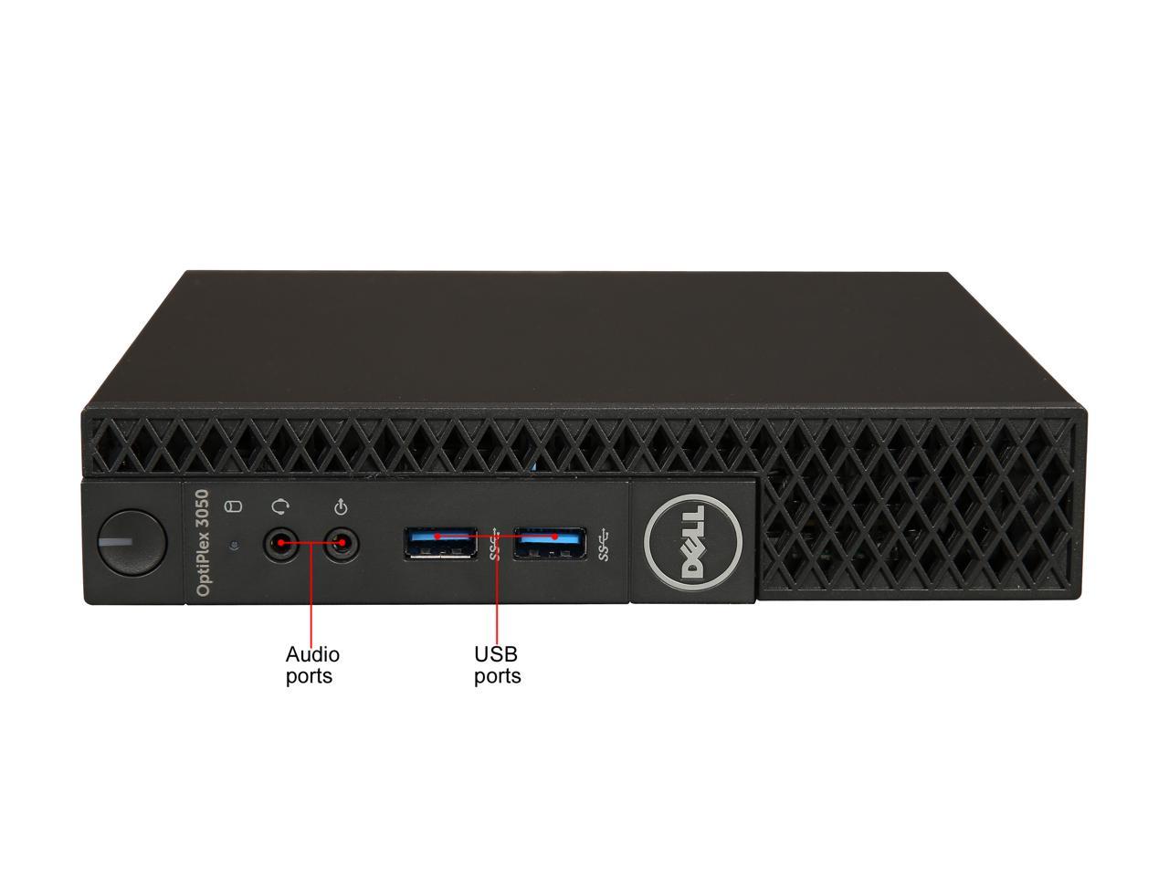 DELL Desktop Computer OptiPlex 3050 (1XV9V) Intel Core i3 7th Gen 7100T (3.40 GHz) 4 GB DDR4 500 GB HDD Intel HD Graphics 630 Windows 10 Pro 64-bit