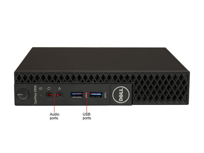 DELL Desktop Computer OptiPlex 3050 (1XV9V) Intel Core i3 7th Gen 7100T (3.40 GHz) 4 GB DDR4 500 GB HDD Intel HD Graphics 630 Windows 10 Pro 64-bit