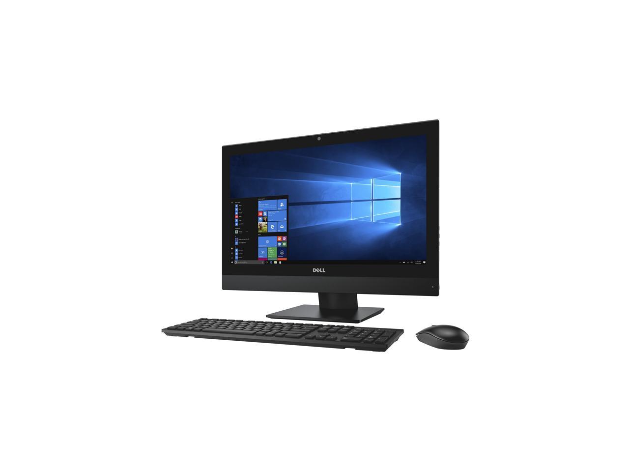DELL All-in-One PCs OptiPlex 5250 Intel Core i3 7th Gen 7100 (3.90 GHz) 4 GB DDR3 500 GB HDD 21.5" Windows 10 Pro 64-Bit