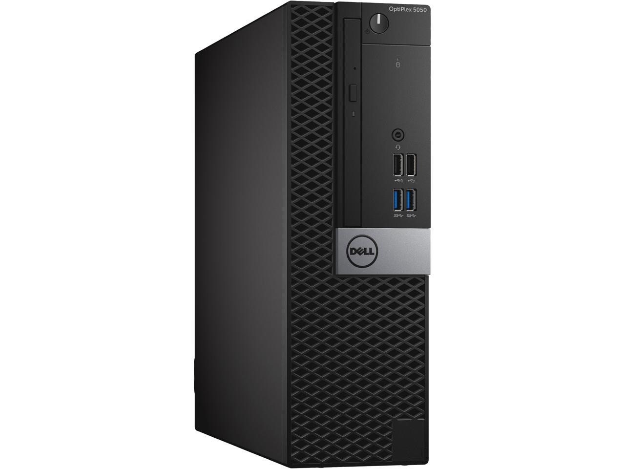 DELL Desktop Computer OptiPlex 5050 (H60K4) Intel Core i5 7th Gen 7500 (3.40 GHz) 8 GB DDR4 500 GB HDD Intel HD Graphics 630 Windows 10 Pro 64-Bit