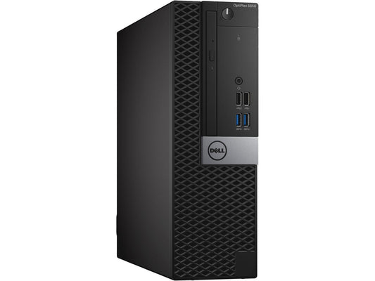 DELL Desktop Computer OptiPlex 5050 (H60K4) Intel Core i5 7th Gen 7500 (3.40 GHz) 8 GB DDR4 500 GB HDD Intel HD Graphics 630 Windows 10 Pro 64-Bit