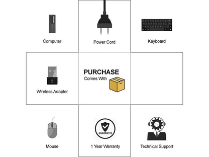 Dell Grade A OptiPlex 7010 Ultra Small Factor, Intel Core i3-3220 3.30 GHz, 8 GB DDR3, 500 GB HDD, DVD-ROM, USB WIFI Adapter, Windows 10 Professional 64-Bit (English / Spanish), 1 Year Warranty