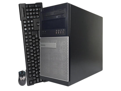 Refurbished Dell OptiPlex 9020 Tower Intel Core i7 4770 3.40 GHz / 8 GB DDR3 / 240G SSD / DVD / WIFI / Windows 10 Professional 64 Bit / 1 Year Warranty