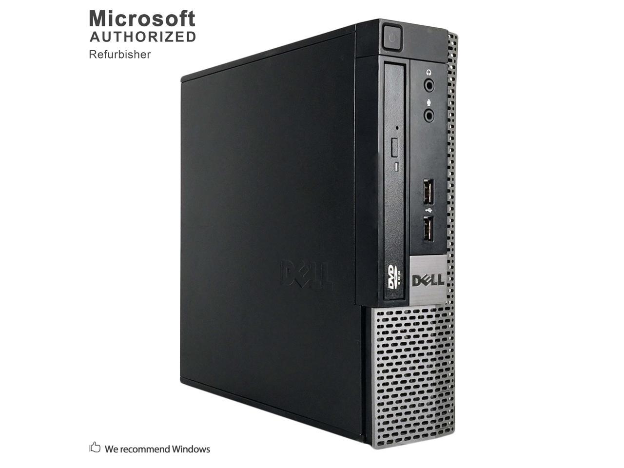 Refurbished Dell OptiPlex 790 Ultra Small Form Factor Intel Core i7 2600S 2.80 GHz / 8 GB DDR3 / 512GB SSD / DVD / USB WIFI / USB BT 4.0 / HDMI / DP / VGA / Windows 10 Pro 64 Bit / 1 Year Warranty
