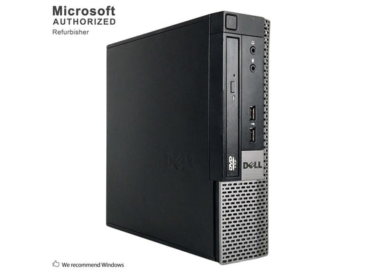 Refurbished Dell OptiPlex 790 Ultra Small Form Factor Intel Core i7 2600S 2.80 GHz / 8 GB DDR3 / 512GB SSD / DVD / USB WIFI / USB BT 4.0 / HDMI / DP / VGA / Windows 10 Pro 64 Bit / 1 Year Warranty