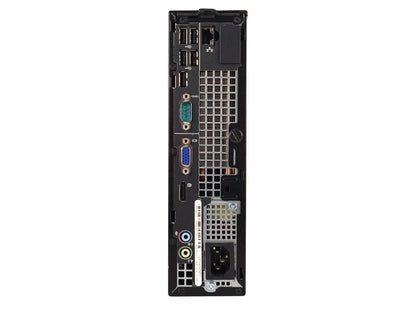 Refurbished Dell OptiPlex 790 Ultra Small Form Factor Intel Core i7 2600S 2.80 GHz / 8 GB DDR3 / 512GB SSD / DVD / USB WIFI / USB BT 4.0 / HDMI / DP / VGA / Windows 10 Pro 64 Bit / 1 Year Warranty