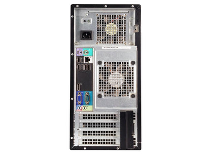 Refurbished Dell OptiPlex 990 Tower Intel Core i5 2400 3.10 GHz / 16 GB DDR3 / 360GB SSD / DVD / USB WIFI / USB BT 4.0 / HDMI / DP / VGA / Windows 10 Professional 64 Bit / 1 Year Warranty