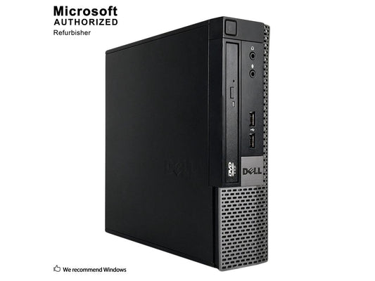 Refurbished Dell OptiPlex 9020 Ultra Small Form Factor Intel Core i5 4570S 2.90 GHz / 8 GB DDR3 / 120GB SSD / DVD / USB WIFI / USB BT 4.0 / HDMI / DP / VGA / Windows 10 Professional 64 Bit / 1 Year Warranty