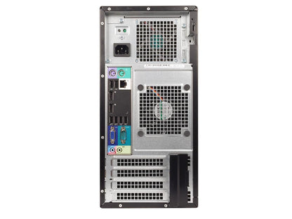 Refurbished Dell OptiPlex 9020 Tower Intel Core i5 4570 3.20 GHz / 8 GB DDR3 / 120GB SSD + 3TB HDD / DVD / USB WIFI / USB BT 4.0 / HDMI / DP / VGA / Windows 10 Professional 64 Bit / 1 Year Warranty