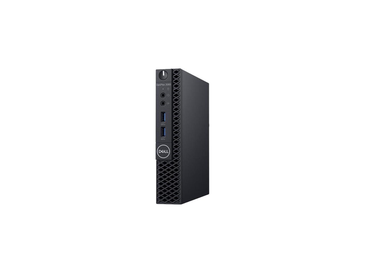 Dell OptiPlex 3000 3060 Desktop Computer - Intel Core i5 (8th Gen) i5-8500T 2.10 GHz - 4 GB DDR4 SDRAM - 128 GB SSD - Windows 10 Pro 64-bit (English/French/Spanish) - Micro PC