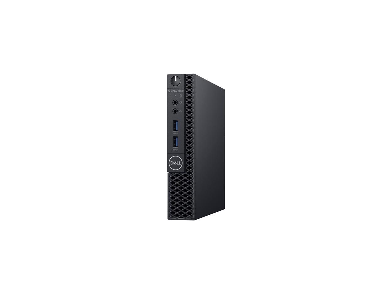 Dell OptiPlex 3000 3060 Desktop Computer - Intel Core i3 (8th Gen) i3-8100T 3.10 GHz - 4 GB DDR4 SDRAM - 128 GB SSD - Windows 10 Pro 64-bit (English/French/Spanish) - Micro PC