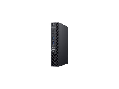Dell OptiPlex 3000 3060 Desktop Computer - Intel Core i3 (8th Gen) i3-8100T 3.10 GHz - 4 GB DDR4 SDRAM - 128 GB SSD - Windows 10 Pro 64-bit (English/French/Spanish) - Micro PC