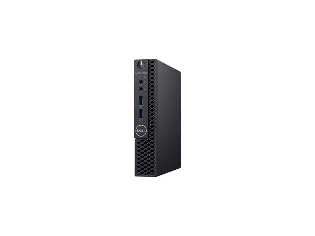 Dell OptiPlex 3000 3060 Desktop Computer - Intel Core i3 (8th Gen) i3-8100T 3.10 GHz - 8 GB DDR4 SDRAM - 500 GB HDD - Windows 10 Pro 64-bit (English/French/Spanish) - Micro PC
