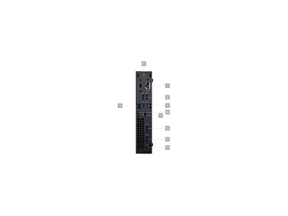 Dell OptiPlex 3000 3060 Desktop Computer - Intel Core i3 (8th Gen) i3-8100T 3.10 GHz - 8 GB DDR4 SDRAM - 500 GB HDD - Windows 10 Pro 64-bit (English/French/Spanish) - Micro PC