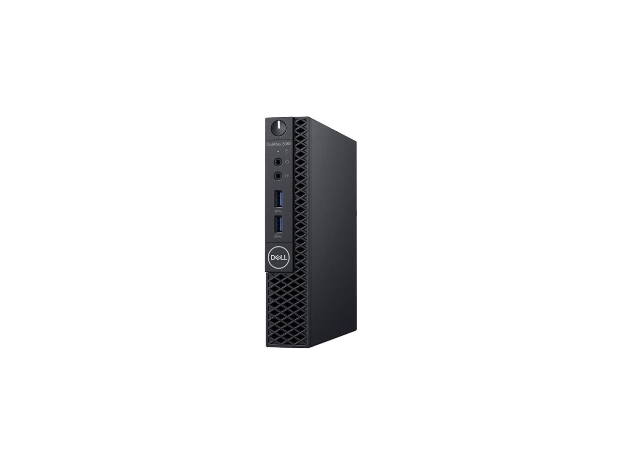 Dell OptiPlex 3000 3060 Desktop Computer - Intel Core i3 (8th Gen) i3-8100T 3.10 GHz - 8 GB DDR4 SDRAM - 128 GB SSD - Windows 10 Pro 64-bit (English/French/Spanish) - Micro PC