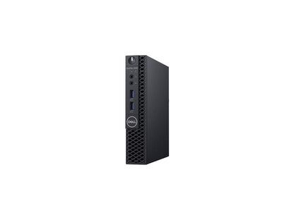 Dell OptiPlex 3000 3060 Desktop Computer - Intel Core i3 (8th Gen) i3-8100T 3.10 GHz - 8 GB DDR4 SDRAM - 128 GB SSD - Windows 10 Pro 64-bit (English/French/Spanish) - Micro PC