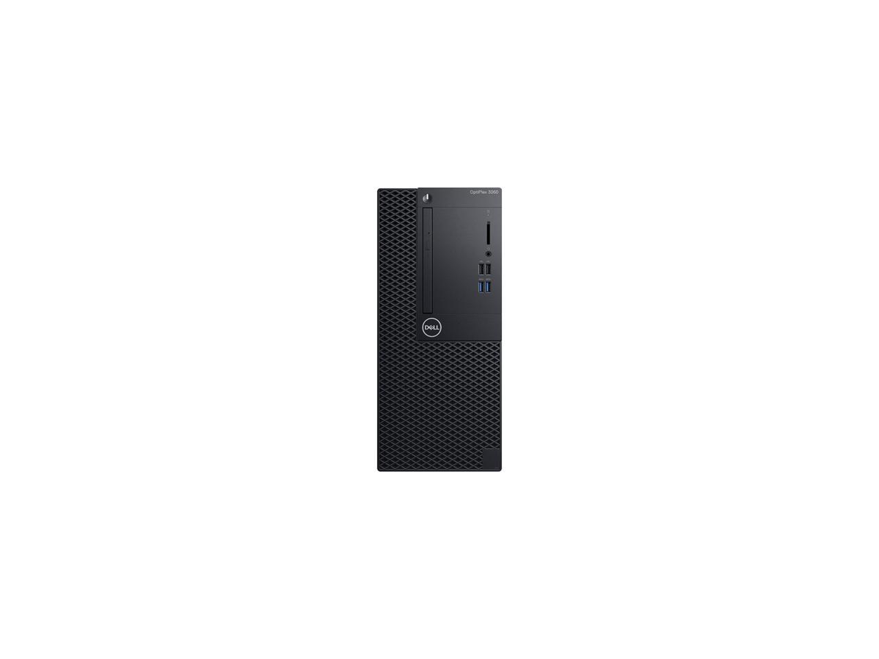 Dell OptiPlex 3000 3060 Desktop Computer - Intel Core i3 (8th Gen) i3-8100 3.60 GHz - 4 GB DDR4 SDRAM - 500 GB HDD - Windows 10 Pro 64-bit (English/French/Spanish) - Mini-tower