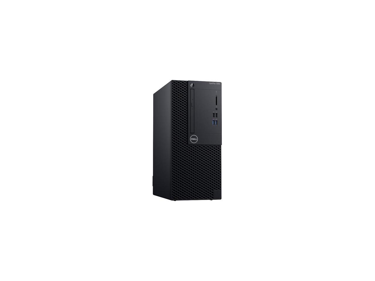 Dell OptiPlex 3000 3060 Desktop Computer - Intel Core i5 (8th Gen) i5-8500 3 GHz - 4 GB DDR4 SDRAM - 500 GB HDD - Windows 10 Pro 64-bit (English/French/Spanish) - Mini-tower