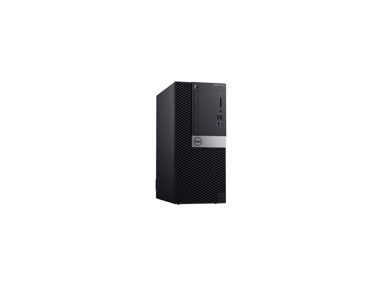 Dell OptiPlex 5000 5060 Desktop Computer - Intel Core i5 (8th Gen) i5-8500 3 GHz - 8 GB DDR4 SDRAM - 500 GB HDD - Windows 10 Pro 64-bit (English/French/Spanish) - Mini-tower