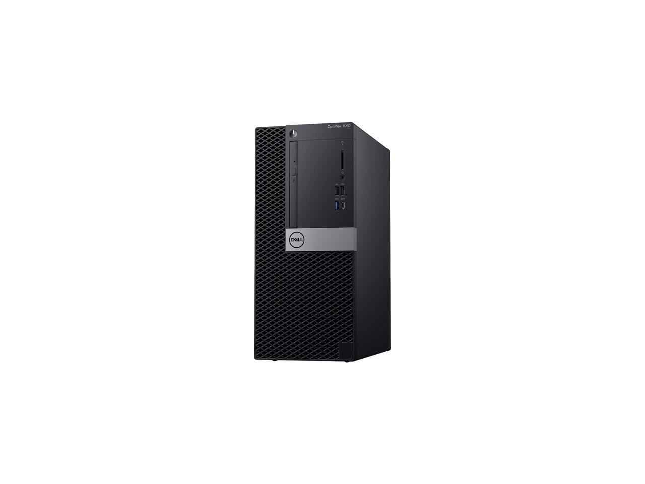 Dell OptiPlex 7000 7060 Desktop Computer - Intel Core i7 (8th Gen) i7-8700 3.20 GHz - 8 GB DDR4 SDRAM - 1 TB HDD - Windows 10 Pro 64-bit (English/French/Spanish) - Mini-tower