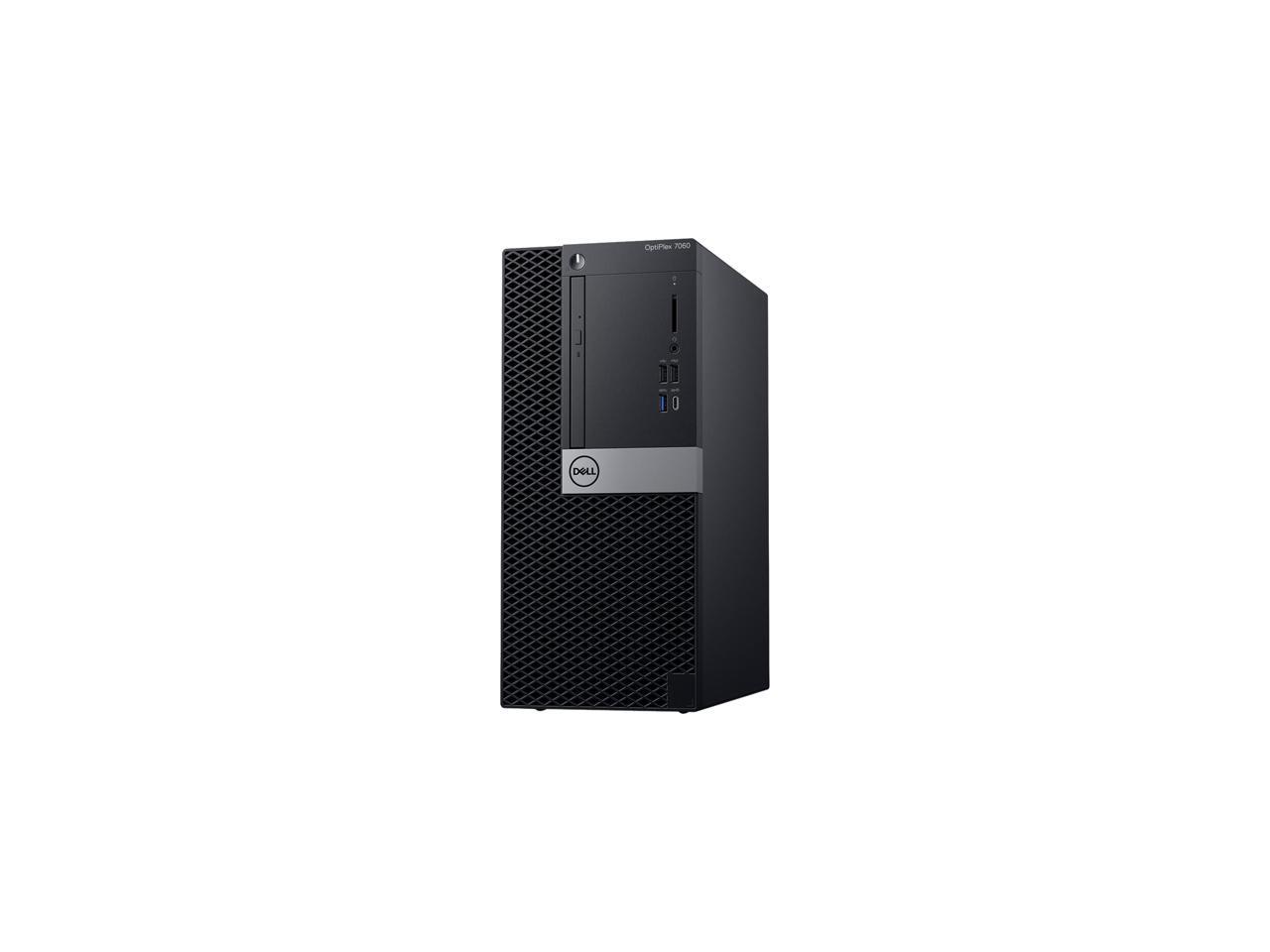 Dell OptiPlex 7000 7060 Desktop Computer - Intel Core i7 (8th Gen) i7-8700 3.20 GHz - 16 GB DDR4 SDRAM - 256 GB SSD - Windows 10 Pro 64-bit (English/French/Spanish) - Mini-tower