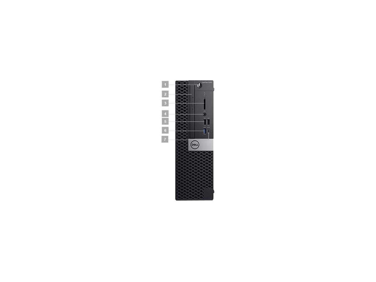 Dell OptiPlex 5000 5060 Desktop Computer - Intel Core i5 (8th Gen) i5-8500 3 GHz - 4 GB DDR4 SDRAM - 500 GB HDD - Windows 10 Pro 64-bit (English/French/Spanish) - Small Form Factor