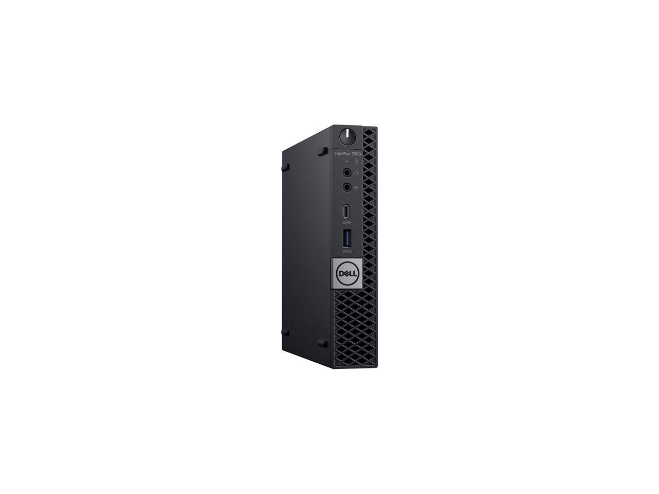 Dell OptiPlex 7000 7060 Desktop Computer - Intel Core i7 (8th Gen) i7-8700T 2.40 GHz - 8 GB DDR4 SDRAM - 256 GB SSD - Windows 10 Pro 64-bit (English/French/Spanish) - Micro PC