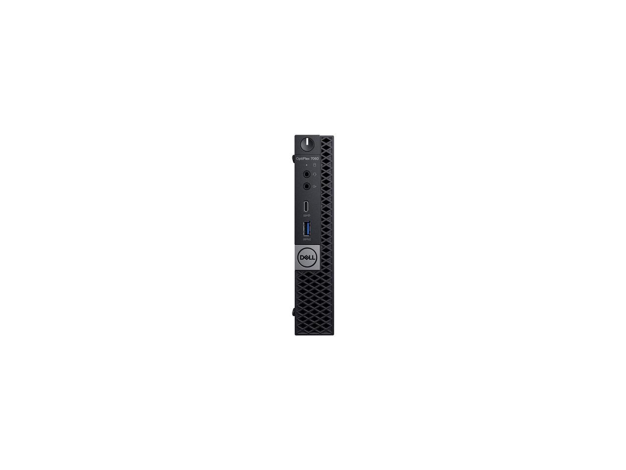 Dell OptiPlex 7000 7060 Desktop Computer - Intel Core i7 (8th Gen) i7-8700T 2.40 GHz - 8 GB DDR4 SDRAM - 256 GB SSD - Windows 10 Pro 64-bit (English/French/Spanish) - Micro PC