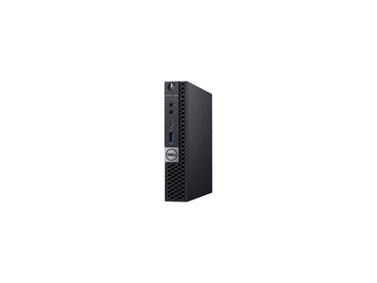 Dell OptiPlex 7000 7060 Desktop Computer - Intel Core i7 (8th Gen) i7-8700T 2.40 GHz - 8 GB DDR4 SDRAM - 256 GB SSD - Windows 10 Pro 64-bit (English/French/Spanish) - Micro PC