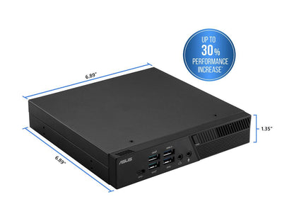 ASUS Desktop Computer PB60-B3094ZD Intel Core i3 8th Gen 8100T (3.10 GHz) 4 GB DDR4 500 GB HDD Intel UHD Graphics 630 Windows 10 Pro 64-Bit