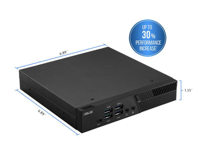 ASUS Desktop Computer PB60-B3041ZC Intel Core i3 8th Gen 8100T (3.10 GHz) 4 GB DDR4 500 GB HDD Intel UHD Graphics 630 Windows 10 Pro 64-Bit