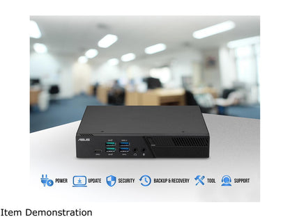 ASUS Desktop Computer PB60-B3041ZC Intel Core i3 8th Gen 8100T (3.10 GHz) 4 GB DDR4 500 GB HDD Intel UHD Graphics 630 Windows 10 Pro 64-Bit