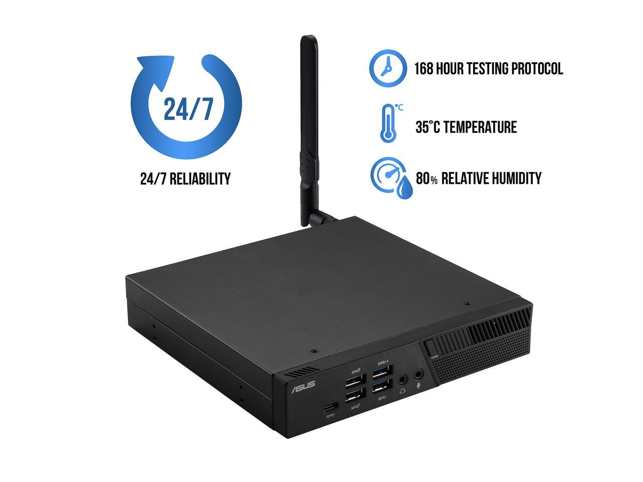 ASUS PB60 Mini PC - Intel Core i5-8400T - 8 GB DDR4 - 256 GB SSD - Intel UHD Graphics 630 - Windows 10 Pro (PB60-B5095ZD)