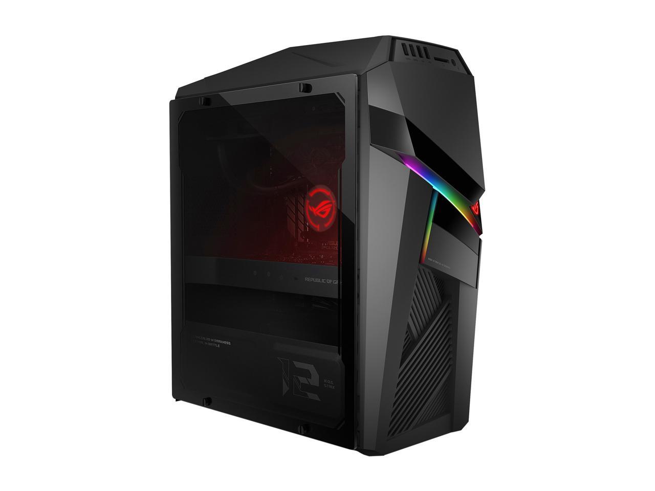 ASUS ROG Strix GL12 GL12CX-DH781 Gaming Desktop, OC Intel Core i7-9700K, NVIDIA RTX 2080, 16 GB DDR4 Memory, 256 GB SSD + 2 TB HDD, Windows 10 Home