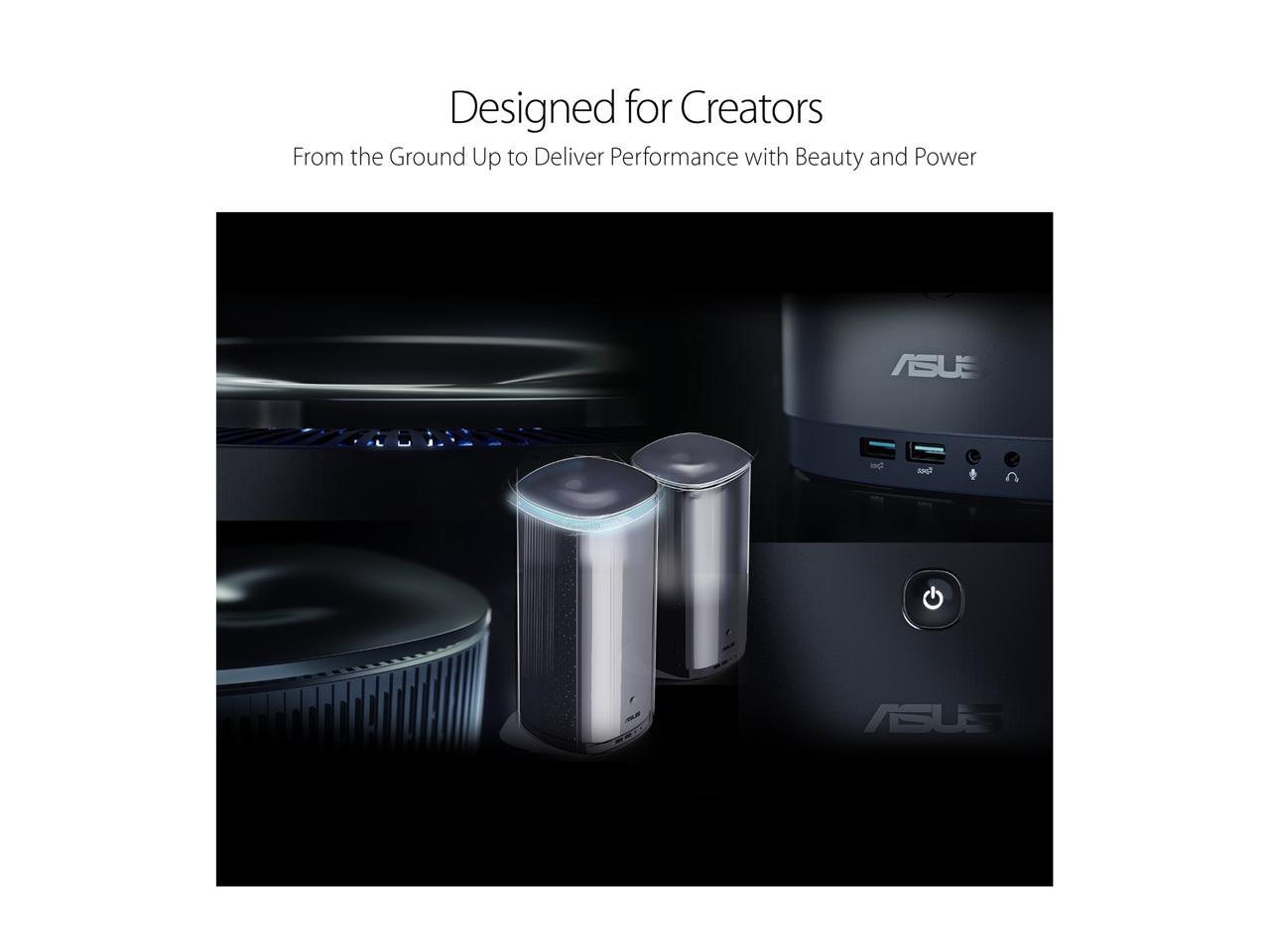 ASUS ProArt PA90 Mini PC Workstation with Intel Core i9-9900K Processors, NVIDIA Quadro P4000 Graphics, Thunderbolt 3, DisplayPort, WiFi, Gigabit LAN and Windows 10 Home Advanced (PA90-M9012ZN)