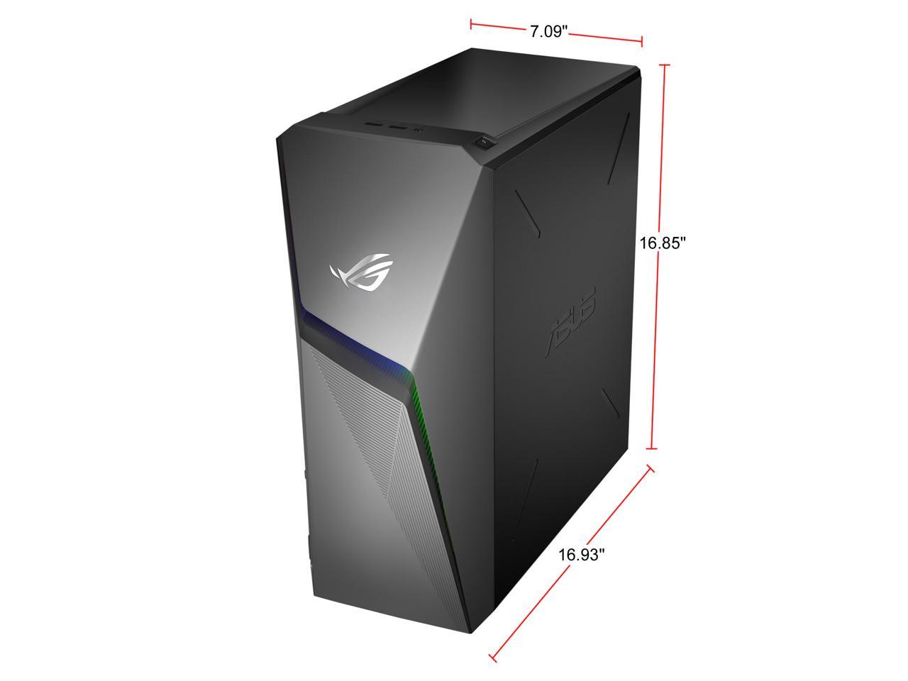 ASUS ROG Strix GL10DH - AMD Ryzen 7 3700X - GeForce RTX 2060 Super - 16 GB DDR4 - 512 GB SSD - Windows 10 Home - Gaming Desktop (GL10DH-NH764)