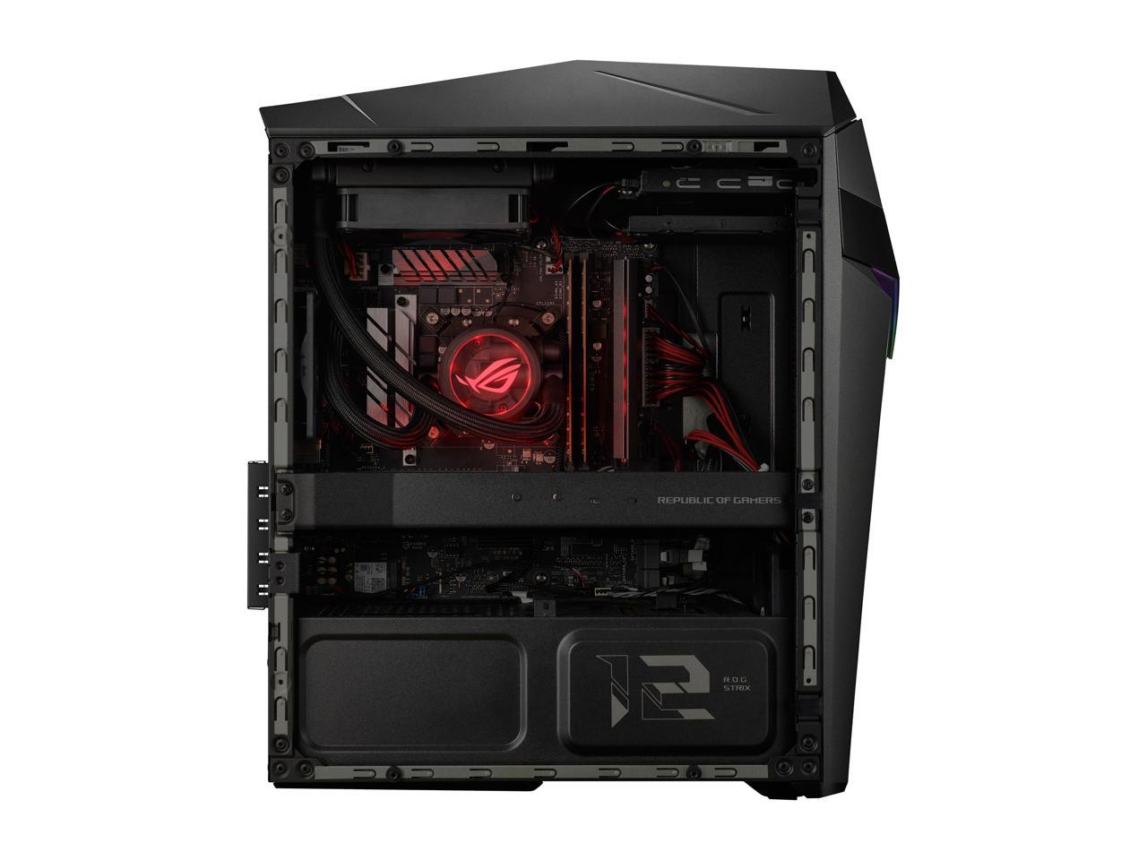 Asus ROG Strix GL12CX-XB771 Gaming Desktop Computer - Core i7 i7-9700K - 16 GB RAM - 1 TB SSD - Tower - Iron Gray