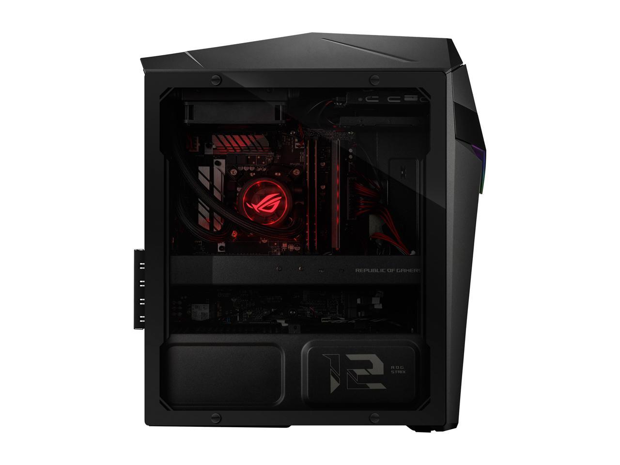 Asus ROG Strix GL12CX-XB771 Gaming Desktop Computer - Core i7 i7-9700K - 16 GB RAM - 1 TB SSD - Tower - Iron Gray
