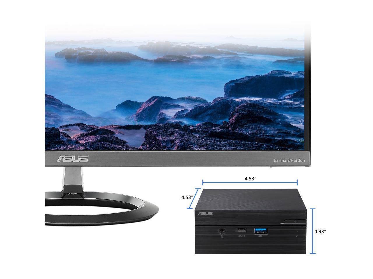 ASUS Desktop Computer PN61-B5097ZD Intel Core i5 8th Gen 8265U (1.60 GHz) 8 GB DDR4 256 GB SSD Intel UHD Graphics 620 Windows 10 Pro 64-bit