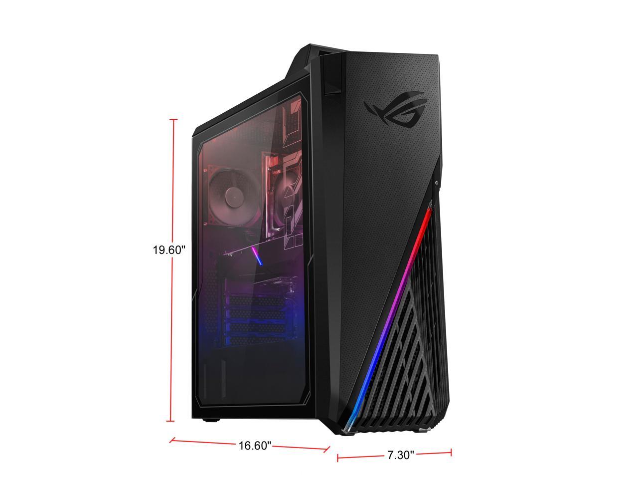 ASUS Gaming Desktop ROG Strix GA15DH-DS757 Ryzen 7 3rd Gen 3700X (3.60 GHz) 16 GB DDR4 1 TB HDD 512 GB SSD AMD Radeon RX 5700 XT Windows 10 Home 64-bit