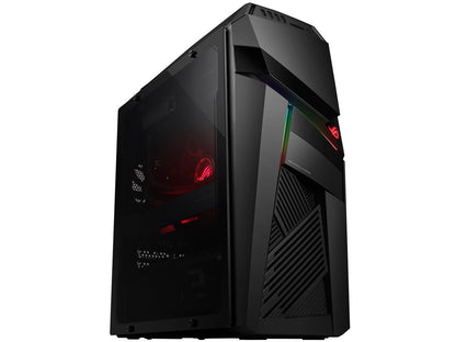 ROG Strix GL12 Gaming Desktop, 9th Gen 8-core Intel Core i7-9700K, NVIDIA GeForce RTX 2080 8 GB, 16 GB DDR4 RAM, 1 TB M.2 SSD, Windows 10 Home, Iron Grey, GL12CX-NS781