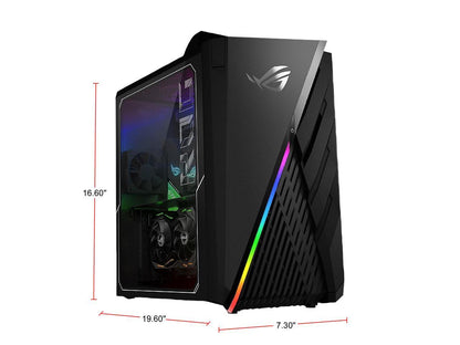 ASUS Gaming Desktop G15DH-DS562 Ryzen 5 3rd Gen 3600X (3.80 GHz) 16 GB DDR4 1 TB HDD 512 GB PCIe SSD NVIDIA GeForce GTX 1660 Ti Windows 10 Home 64-bit
